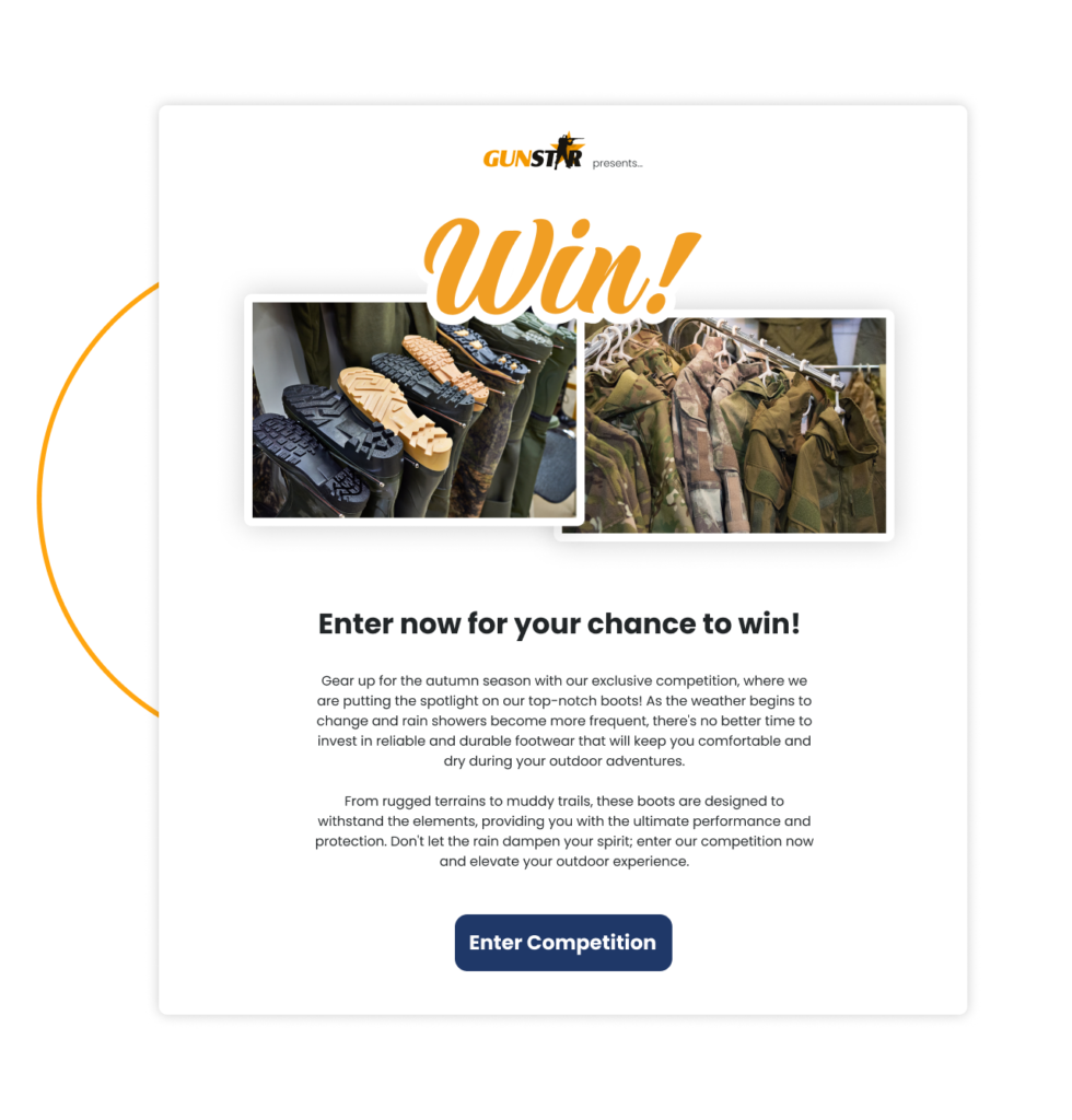 email marketing competitions